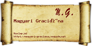 Magyari Graciána névjegykártya